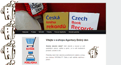 Desktop Screenshot of eshop.dobryden.cz