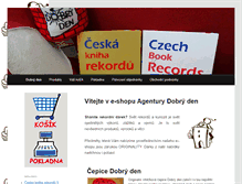 Tablet Screenshot of eshop.dobryden.cz
